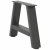 Nogi do stolika kawowego, 2 szt., antracyt, 40x(30-31) cm, stal