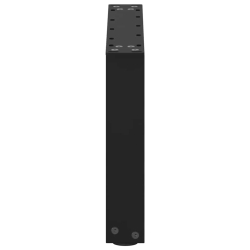 Nogi do stolika kawowego, 2 szt., czarne, 50x(30-31) cm, stal