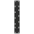 Nogi do stolika kawowego, 2 szt., czarne, 28x(42-43) cm, stal