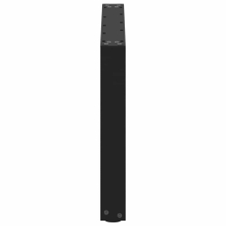 Nogi do stolika kawowego, 2 szt., czarne, 60x(42-43) cm, stal