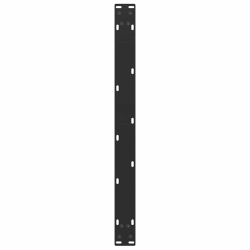 Nogi do stolika kawowego, 2 szt., czarne, 60x(42-43) cm, stal