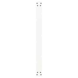 Nogi do stolika kawowego, 2 szt., białe, 100x(72-73) cm, stal
