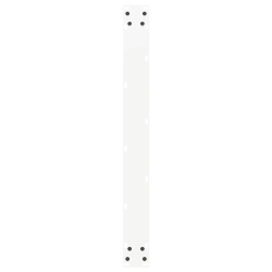 Nogi do stolika kawowego, 3 szt., białe, 80x(72-73) cm, stal