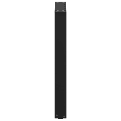 Nogi do stolika kawowego, 2 szt., czarne, 50x(72-73) cm, stal