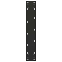 Nogi do stolika kawowego, 2 szt., czarne, 50x(72-73) cm, stal