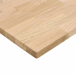 Blat kuchenny, 140x63,5x2,7 cm, prostokątny, lite drewno dębowe