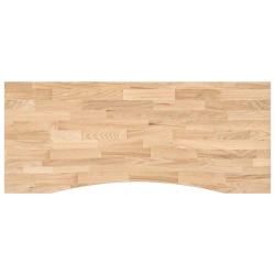 Blat biurka, surowe, 120x60x2,5 cm, lite drewno dębowe