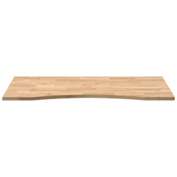 Blat biurka, surowe, 120x60x2,5 cm, lite drewno dębowe