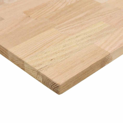 Blat biurka, surowe, 120x60x2,5 cm, lite drewno dębowe