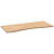 Blat biurka, surowe, 120x60x2,5 cm, lite drewno dębowe
