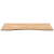 Blat biurka, surowe, 120x60x2,5 cm, lite drewno dębowe