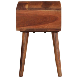 Stolik pomocniczy, 45x30x45 cm, lite drewno akacjowe