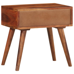 Stolik pomocniczy, 45x30x45 cm, lite drewno akacjowe