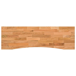 Blat biurka, jasnobrązowy, 160x50x2,5 cm, lite drewno dębowe