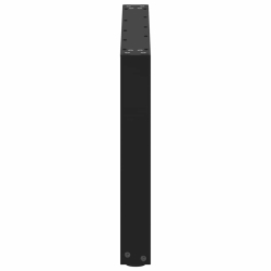Nogi do stolika kawowego, 2 szt., czarne, 70x(42-43) cm, stal