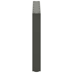 Nogi do stolika kawowego, 2 szt., antracyt, 70x(42-43) cm, stal