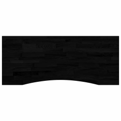 Blat biurka, ciemnobrązowy, 120x50x2,5 cm, lite drewno dębowe