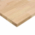 Blat biurka, surowe, 100x50x2,5 cm, lite drewno dębowe