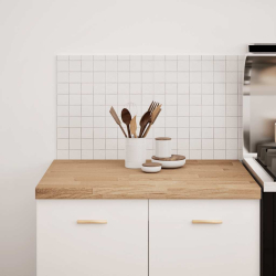 Blat kuchenny, 80x63,5x4 cm, prostokątny, lite drewno dębowe