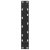 Nogi do stolika kawowego, 2 szt., czarne, 38x(42-43) cm, stal