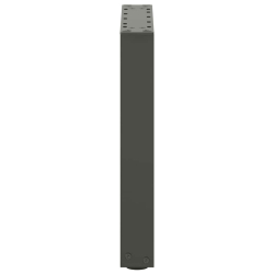 Nogi do stolika kawowego, 2 szt., antracyt, 28x(42-43) cm, stal