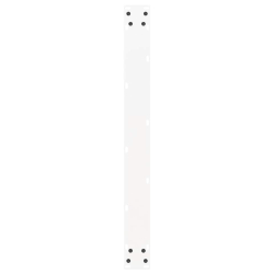 Nogi do stolika kawowego, 3 szt., białe, 90x(72-73) cm, stal