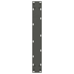 Nogi do stolika kawowego, 2 szt., antracyt, 70x(72-73) cm, stal