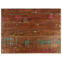 Blat stołu, 90x70x1,5 cm, prostokątny, lite drewno z odzysku