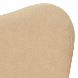 Sofa dziecięca, kremowa, miękki plusz
