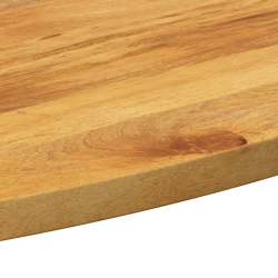 Blat stołu, 110x40x3,8 cm, owalny, lite drewno mango