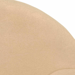 Sofa dziecięca, kremowa, miękki plusz