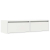 Szafka pod TV z oświetleniem LED, biała, 100x35,5x25 cm