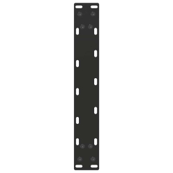 Nogi do stolika kawowego, 2 szt., czarne, 40x(30-31) cm, stal