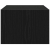 Szafka pod TV z oświetleniem LED, czarna, 75x35,5x25 cm