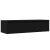 Szafka pod TV z oświetleniem LED, czarna, 100x35,5x25 cm