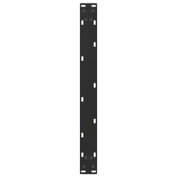 Nogi do stolika kawowego, 2 szt., czarne, 70x(30-31) cm, stal