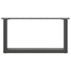 Nogi do stolika kawowego, 2 szt., antracyt, 70x(30-31) cm, stal