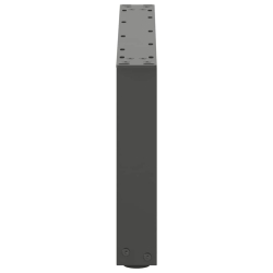 Nogi do stolika kawowego, 2 szt., antracyt, 70x(30-31) cm, stal
