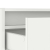 Szafka pod TV z oświetleniem LED, biała, 75x35,5x25 cm