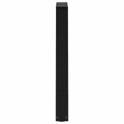 Nogi do stolika kawowego, 2 szt., czarne, 60x(72-73) cm, stal
