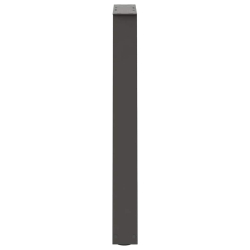 Nogi do stolika kawowego, 2 szt., antracyt, 60x(72-73) cm, stal