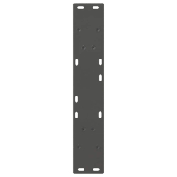 Nogi do stolika kawowego, 2 szt., antracyt, 60x(72-73) cm, stal