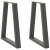 Nogi do stolika kawowego, 2 szt., antracyt, 60x(72-73) cm, stal