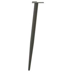 Nogi do stolika kawowego, 4 szt., antracyt, 72-73 cm, stal