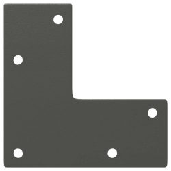 Nogi do stolika kawowego, 4 szt., antracyt, 72-73 cm, stal