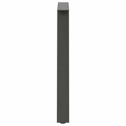 Nogi do stolika kawowego, 2 szt., antracyt, 70x(72-73) cm, stal