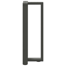 Nogi do stołu konsolowego, 2 pcs., antracyt, 38x25x(72-73) cm