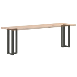 Nogi do stołu konsolowego, 2 pcs., antracyt, 38x25x(72-73) cm