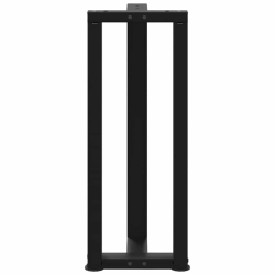 Nogi do stołu konsolowego, 2 pcs., czarne, 38x25x(72-73) cm