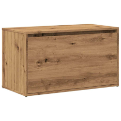 Ławka do holu 80x40x45 cm Dąb rzemieślniczy Drewno klejone